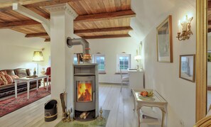 TV, fireplace, DVD player - Apartment 'Junior Suite' with Shared Garden and Wi-Fi (Emmelsbüll-Horsbüll)