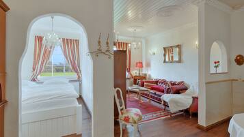 1 habitación, tabla de planchar con plancha, wifi gratis y ropa de cama