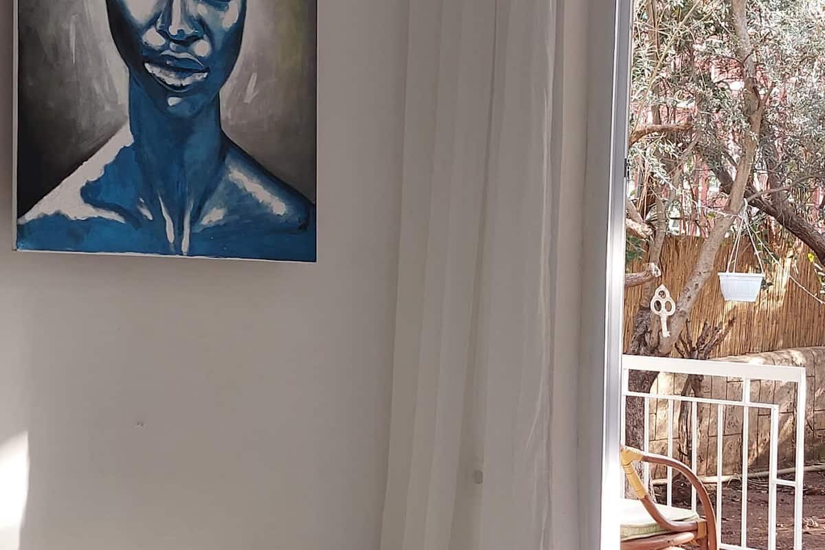 Gallery tweepersoonskamer, 1 queensize bed, langs het strand | 1 slaapkamer, lakens van Egyptisch katoen, luxe beddengoed