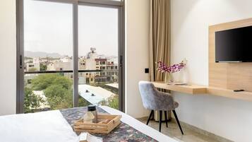 Chambre Double « Premier », 1 lit double | Vue sur la ville