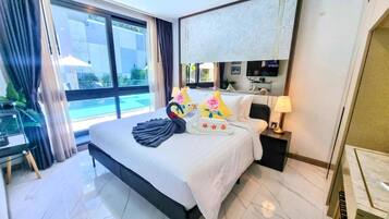 1 dormitorio, tabla de planchar con plancha, Internet y ropa de cama
