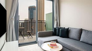 Living area - Fascinating 1BR Apt in Zada Tower (Dubai)
