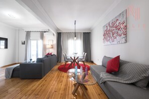 Apartment, Balcony, City View | Living area - Armonia Nilie Hospitality MGMT (Thessaloniki)