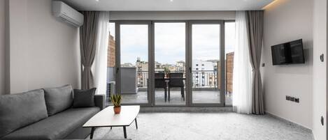高級公寓, 1 間臥室, 陽台, 城市景觀 | 客房景觀