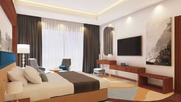 Standard Room Ground Floor | Frigobar, Wi-Fi de cortesia, roupa de cama