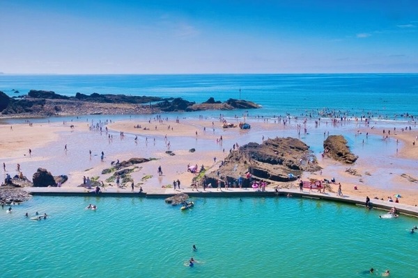 Tæt på stranden, liggestole