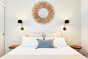 豪華公寓, 城市景觀 | 1 間臥室、羽絨被、獨特裝潢、布置獨特