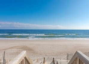 On the beach