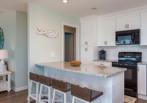 Microwave, dishwasher, toaster, blender - Chez Nous - Classic 3BR Oceanfront Home with Modern Updates (Surf City)