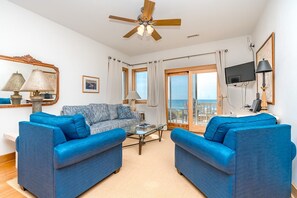 Smart TV, DVD player - Tower 5 Retreat - 2 BR Historic Missile Tower; Dog Friendly! (Surf City)