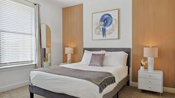 2 bedrooms, WiFi, bed sheets, wheelchair access