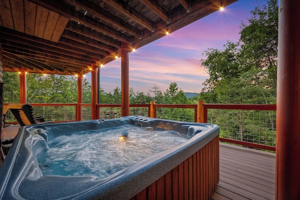 Bain à remous extérieur