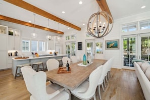 Dining - Next to Camp WaterColor! Sleeps 22! Pool, Gym, LSV, Bikes & Carriage House! (Santa Rosa Beach)