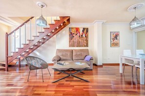 Family Apartment, City View | Living area - Solaga - Emma (Málaga)