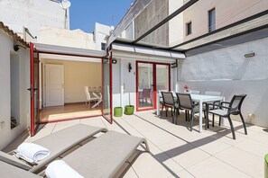 Family Apartment, City View | Terrace/patio