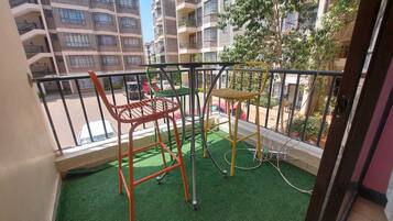 Family Apartment, Balcony, Pool View | Balcony view
