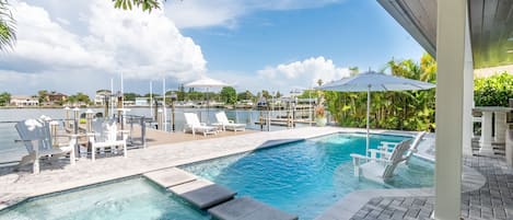 Una piscina climatizada