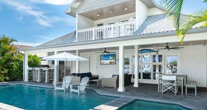 ☀️Private Home with Pool/Hot Tub🌊Water Views 🌴Outdoor Kitchen🐬Private Dock