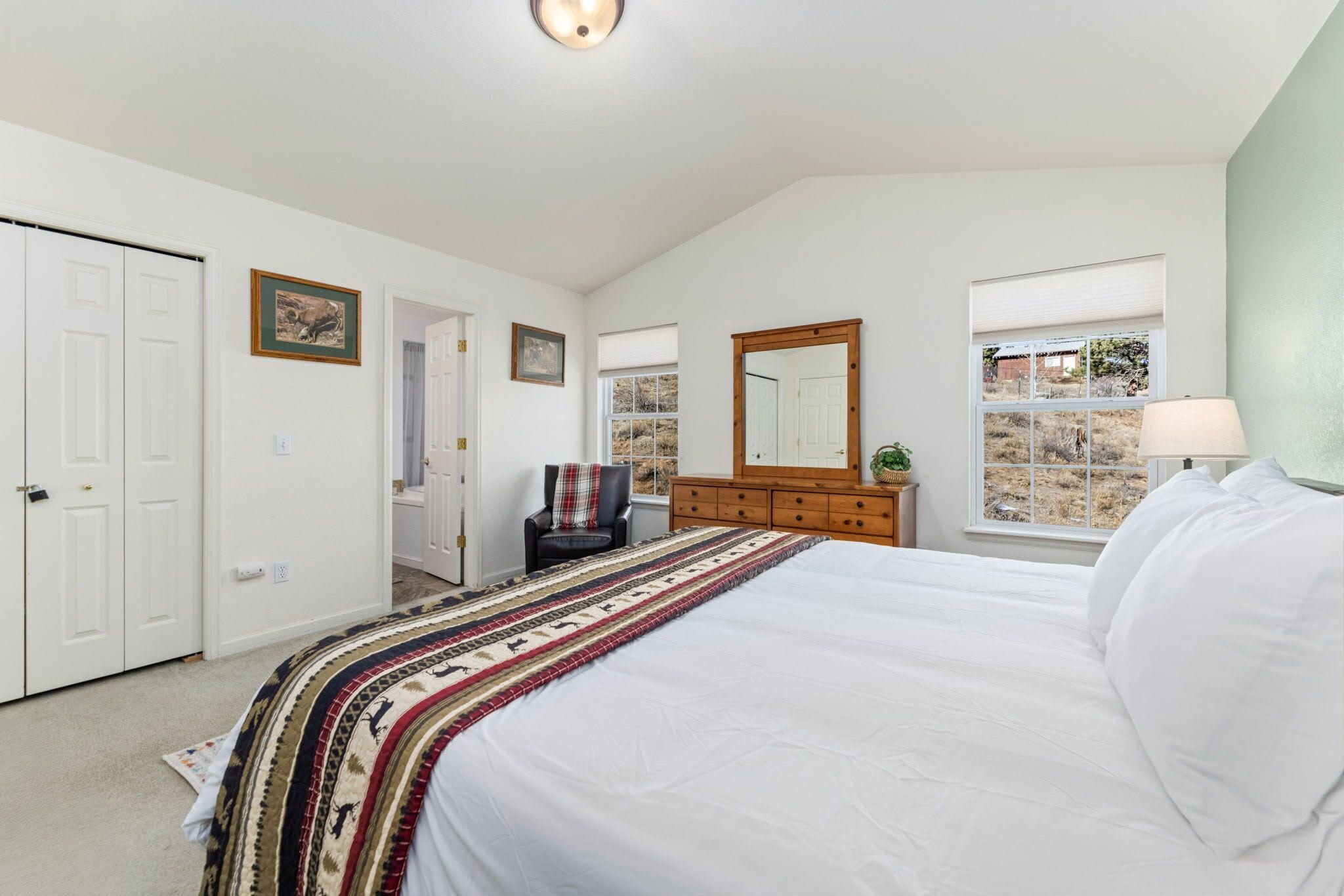 3 bedrooms, iron/ironing board, travel cot, WiFi