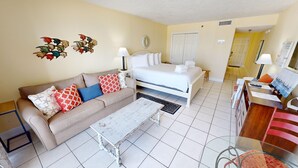 Studio | Living area - Islander Beach Resort 302 Condo by RedAwning (Fort Walton Beach)