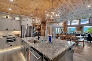 Cabin, 5 Bedrooms | Private kitchen | Fridge, oven, coffee/tea maker, toaster - The Great Outdoors 5 Bedroom Cabin by RedAwning (Sevierville)