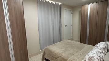 1 bedroom, iron/ironing board, travel crib, WiFi