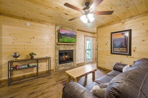 Fernseher, Kamin, Videospiele, Arbeitsbereiche