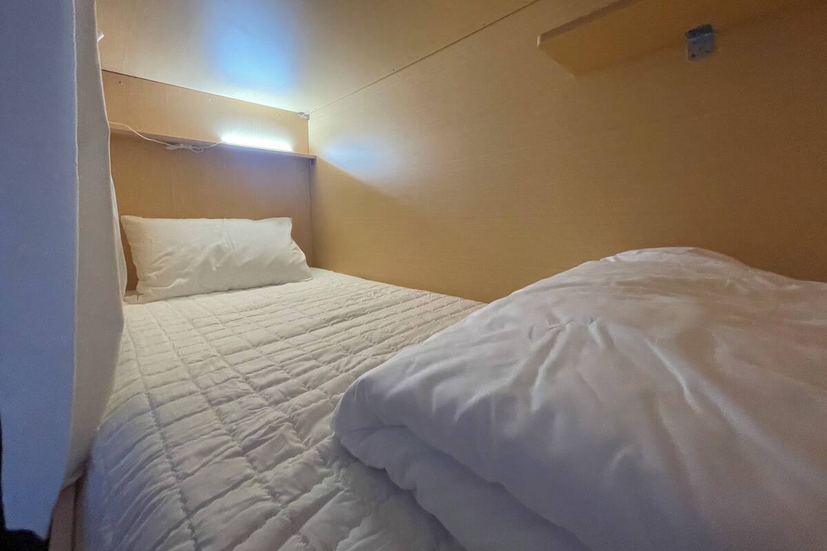 Blackout drapes, soundproofing, iron/ironing board (on request)