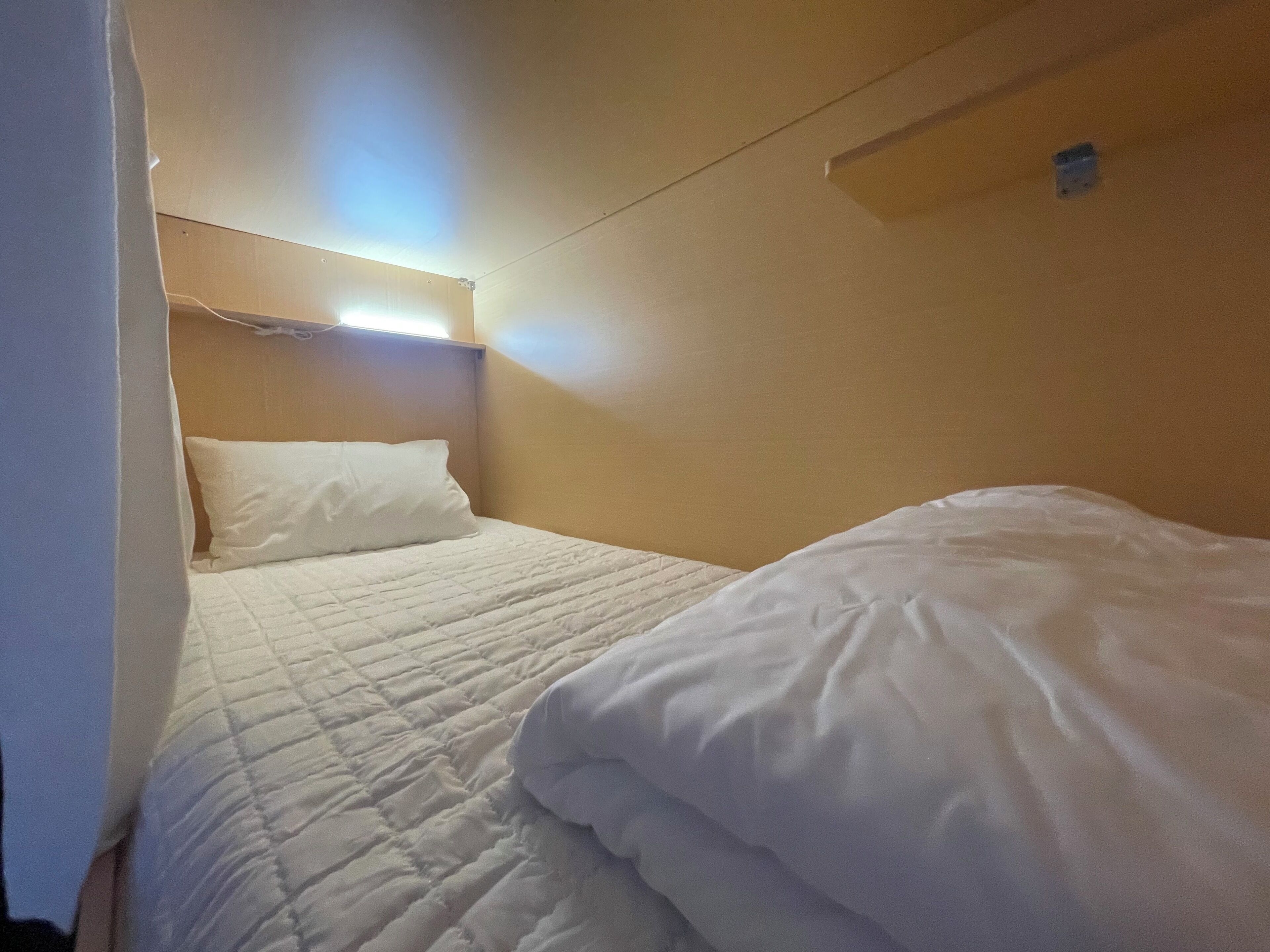 Blackout curtains, soundproofing, iron/ironing board (on request)