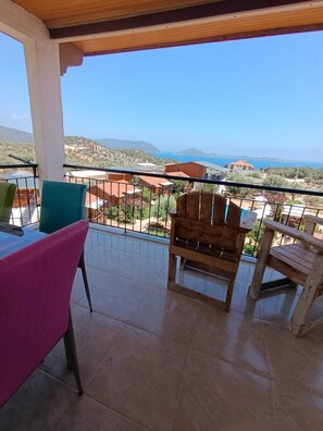 Terrace/patio - Habesa Bungalov & Apart (Kas)