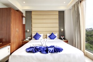 豪華雙人或雙床房, 城市景 | 房內夾萬、隔音、熨斗/熨衫板、免費 Wi-Fi