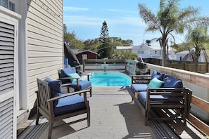Pool - 3 Bedroom Beach House w/ King Bed, Walk to beach, Pool, Fire pit, St. Augustine (St. Augustine)
