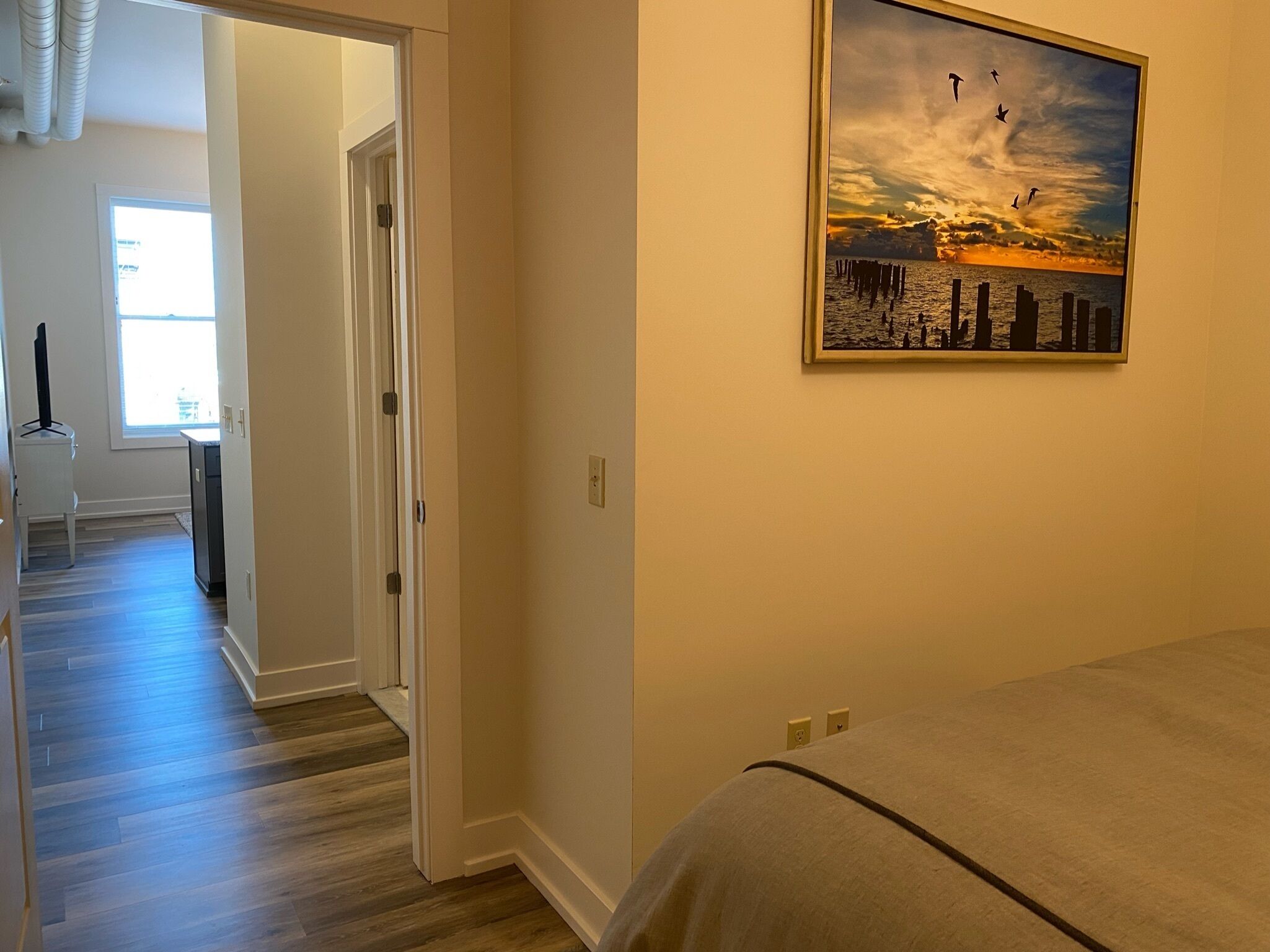 1 chambre, fer et planche à repasser, Wi-Fi gratuit, draps fournis