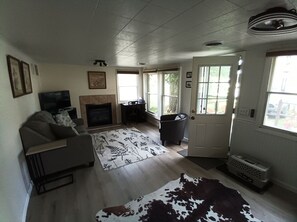 TV, fireplace, video games - Cottage on Conesus lake w private shared lake access/beach, fireplace & AC (Conesus)