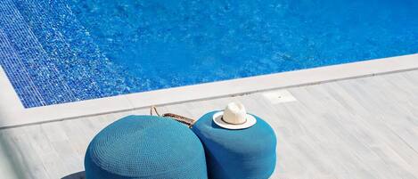 Una piscina riscaldata