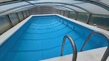 Indoor pool, outdoor pool