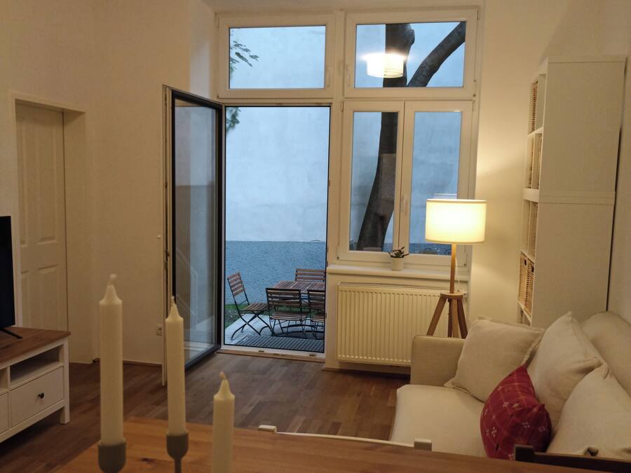 Apartamento | Área de estar | TV de tela plana