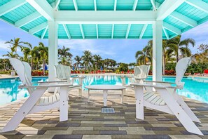 Outdoor pool, a heated pool - New 2 Bedroom + Den, 2 Bath Home w/2 Car Garage 10 Min from Downtown Naples (Naples)