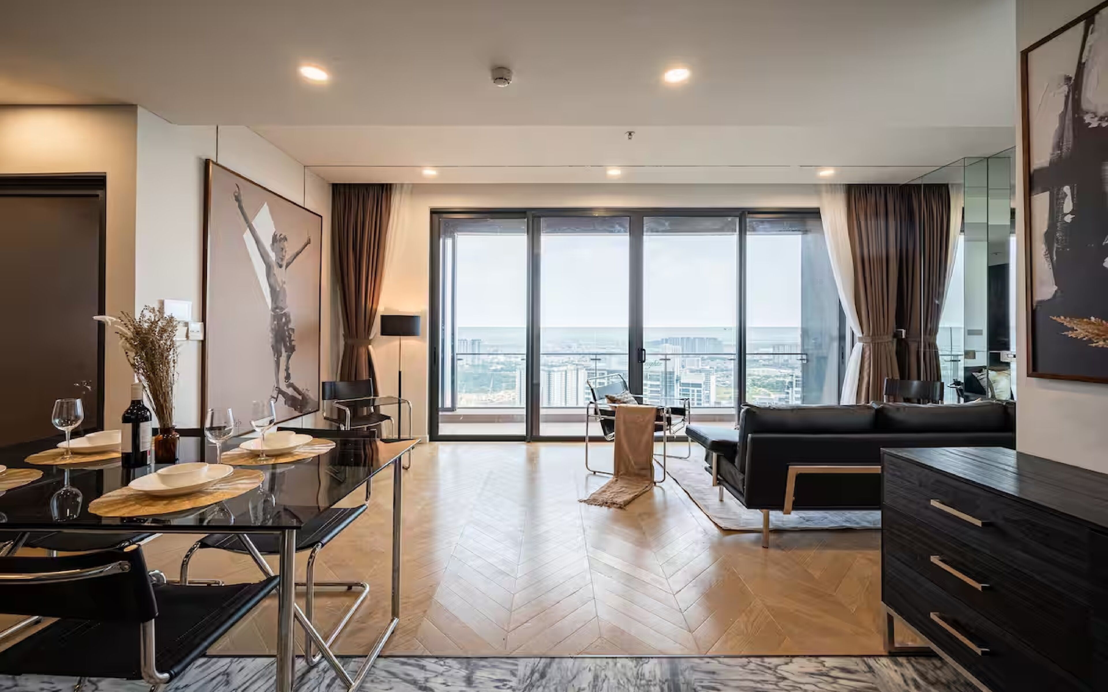 Suite Presidenziale, 3 camere da letto, camere comunicanti, vista canale | Pasti in camera
