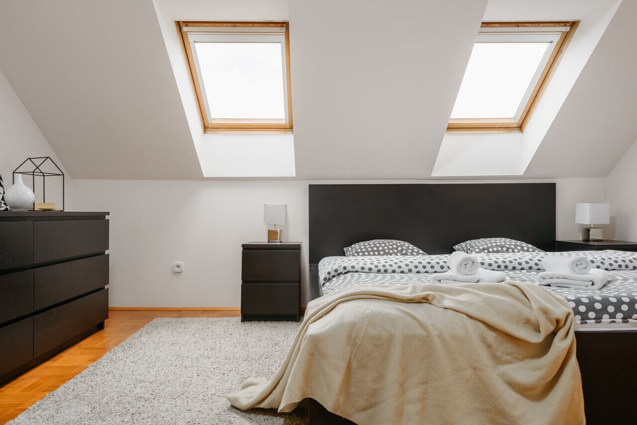 2 Schlafzimmer, Schreibtisch, Bügeleisen/Bügelbrett, kostenloses WLAN