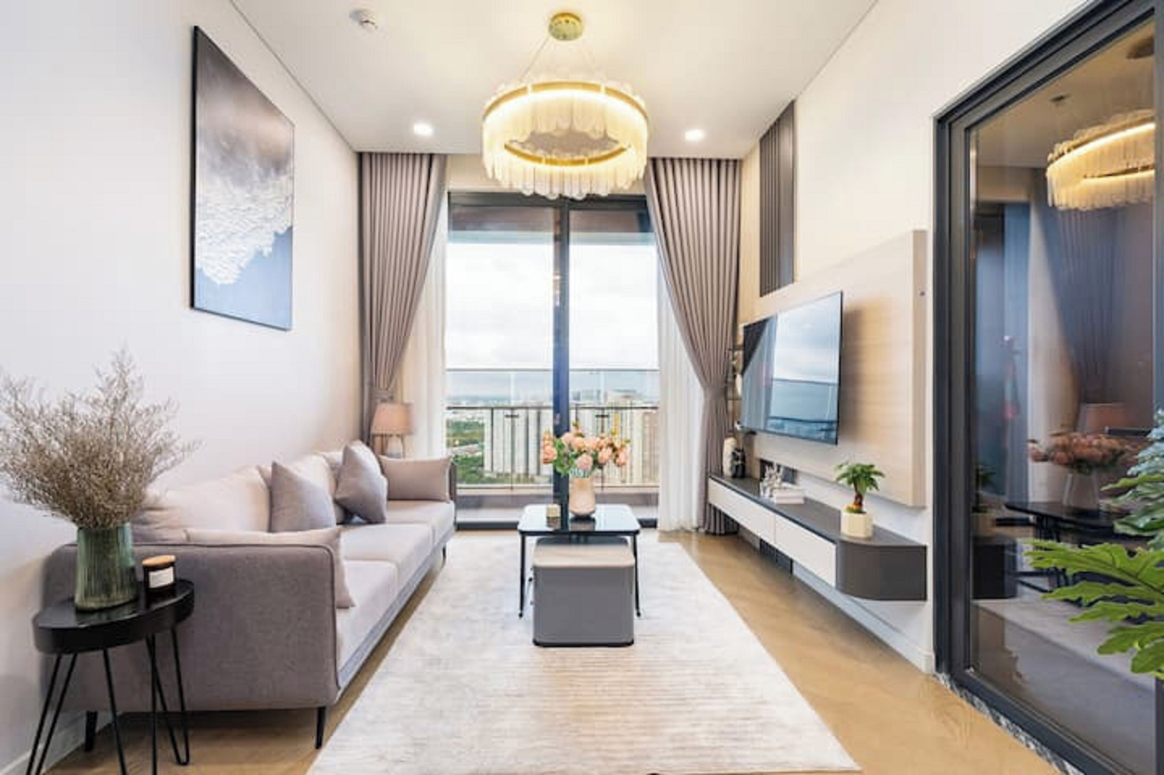 Phòng Suite dành cho gia đình, 4 phòng ngủ, quyền sử dụng Club Lounge, quang cảnh cảng | Bộ trải giường bằng vải cotton Ai Cập, bộ đồ giường cao cấp 