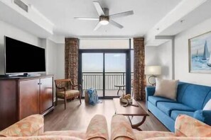 TV, DVD player - Anderson 804 Oceanfront W/Amazing Views, Indoor Heated Pool (Myrtle Beach)