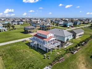 Exterior - Beach Walk Retreat, Game Room & King Bed (Bolivar Peninsula)