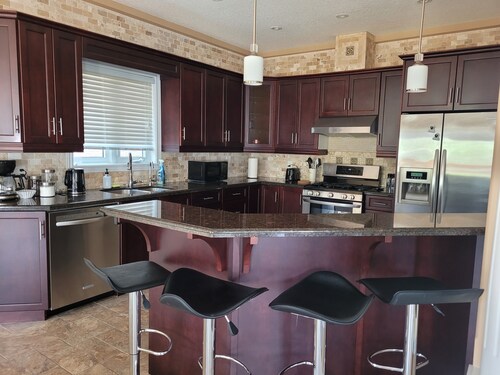 Big house for the big family! 6 bedrooms and 3.5 bathrooms.