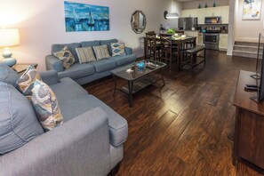 TV connectée, cheminée