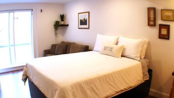 1 habitación y ropa de cama