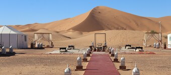 Luxury nomadic tented camp 