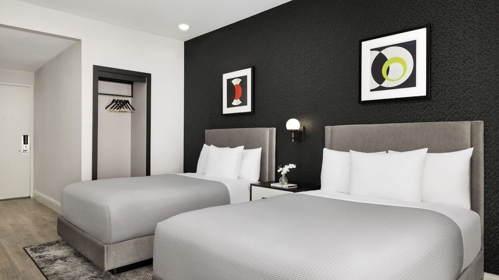 Bedroom. Interior and views may vary based on location and availability