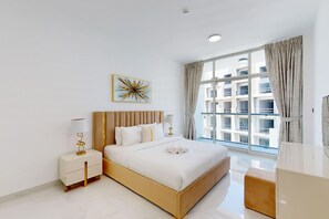 1 غرفة نوم ومكواة/لوح كي وواي فاي وملاءات أسرّة