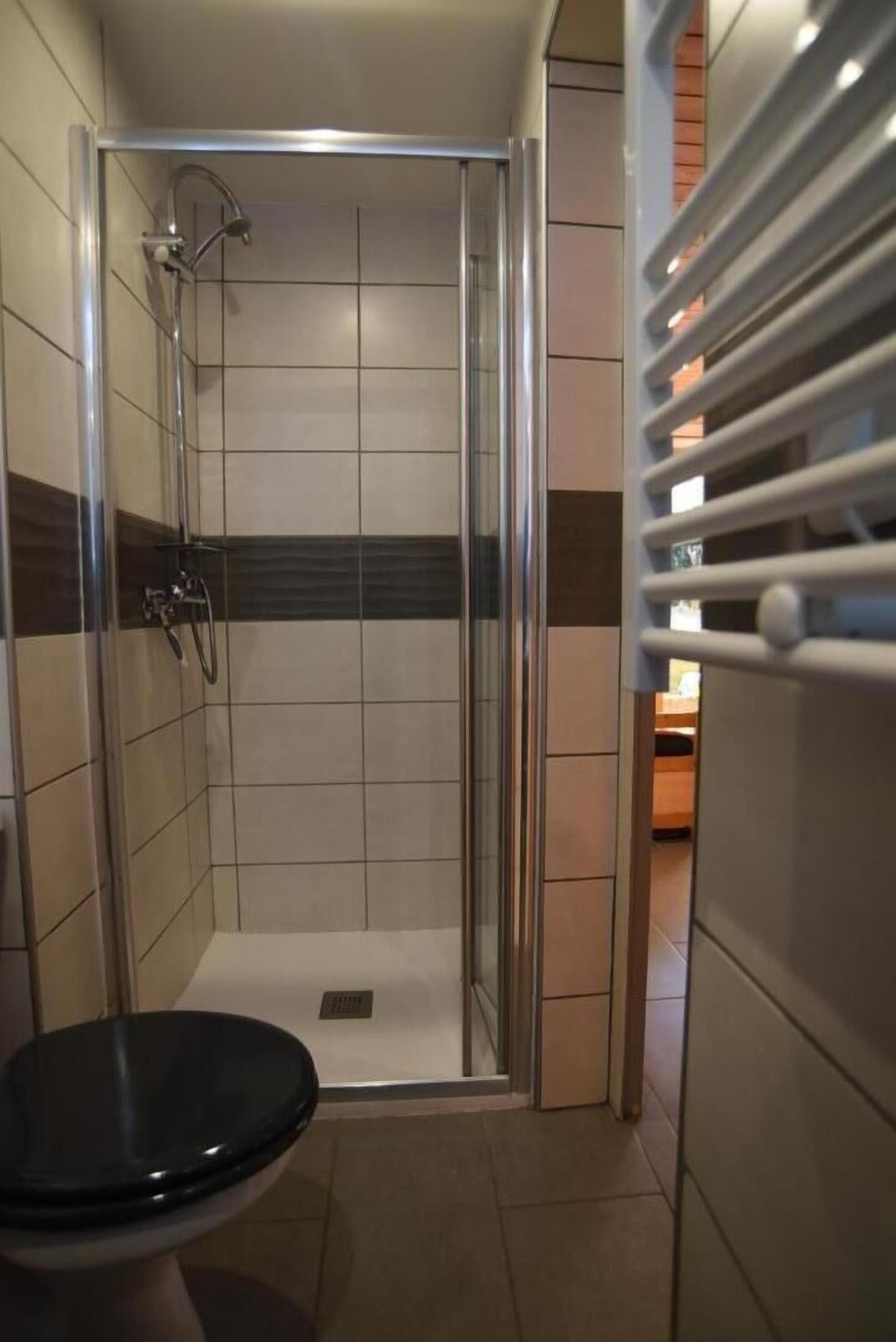 Shower, hair dryer